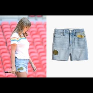 Madewell Embroidered Shorts ASO Taylor Swift
